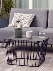 Searchlight Black Primrose Solar Outdoor Lantern - Image 1 of 3
