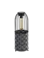 Searchlight Black Primrose Solar Outdoor Lantern - Image 2 of 3