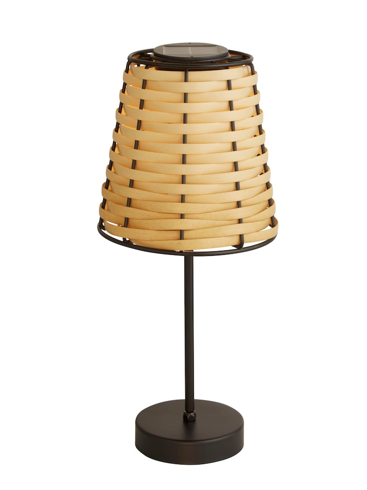 Searchlight Black Dittany Solar Lamp - Image 2 of 4