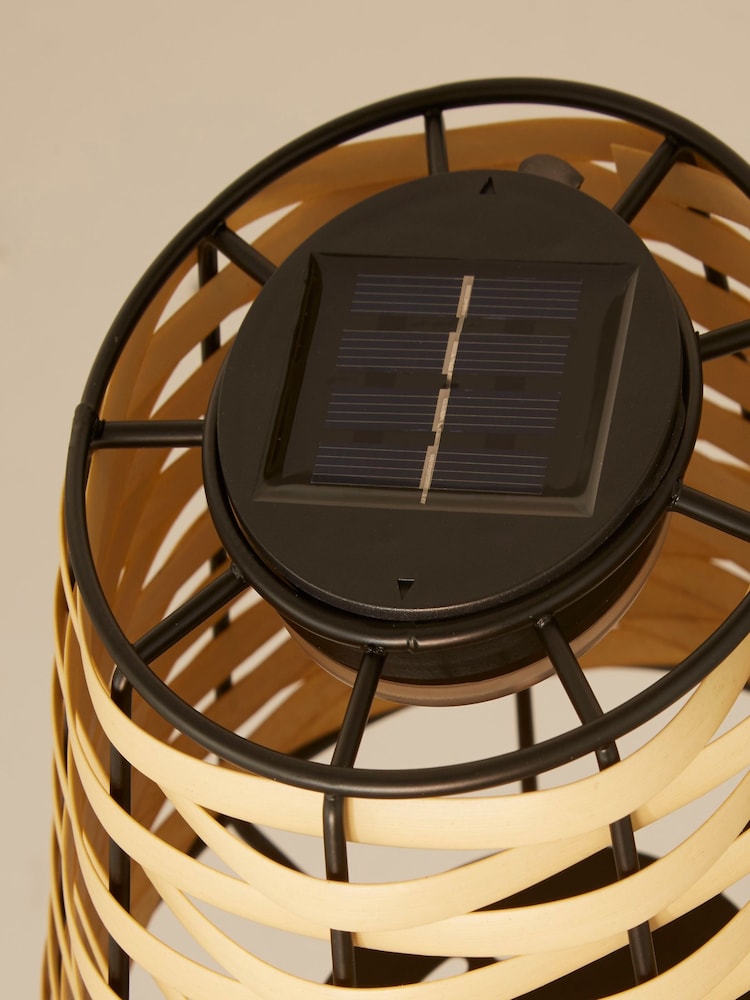 Searchlight Black Dittany Solar Lamp - Image 4 of 4