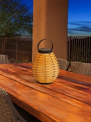 Searchlight Black Dittany Solar Outdoor Lantern - Image 1 of 4
