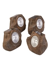 Searchlight Brown Solar Rock Lights - Image 3 of 4