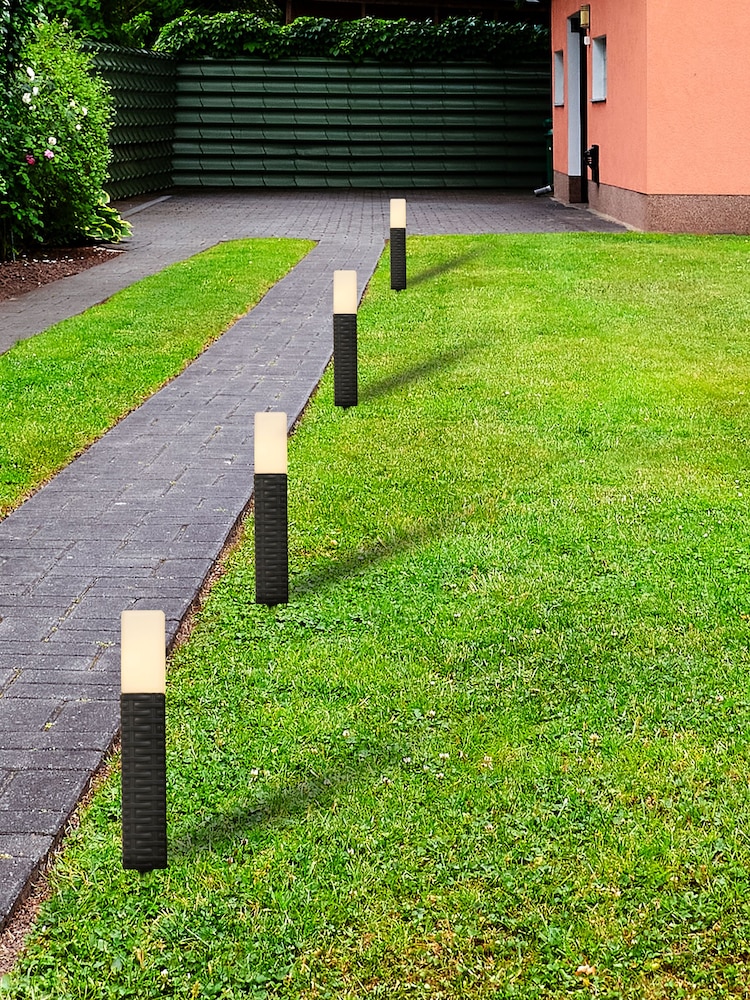 Searchlight Black Pasque Solar Stake Lights - Image 1 of 4