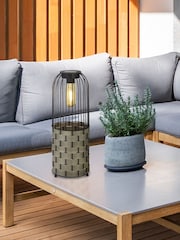 Searchlight Black Primrose Solar Lantern - Image 1 of 4