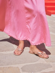 Pink Maxi Summer Dress - Image 5 of 7