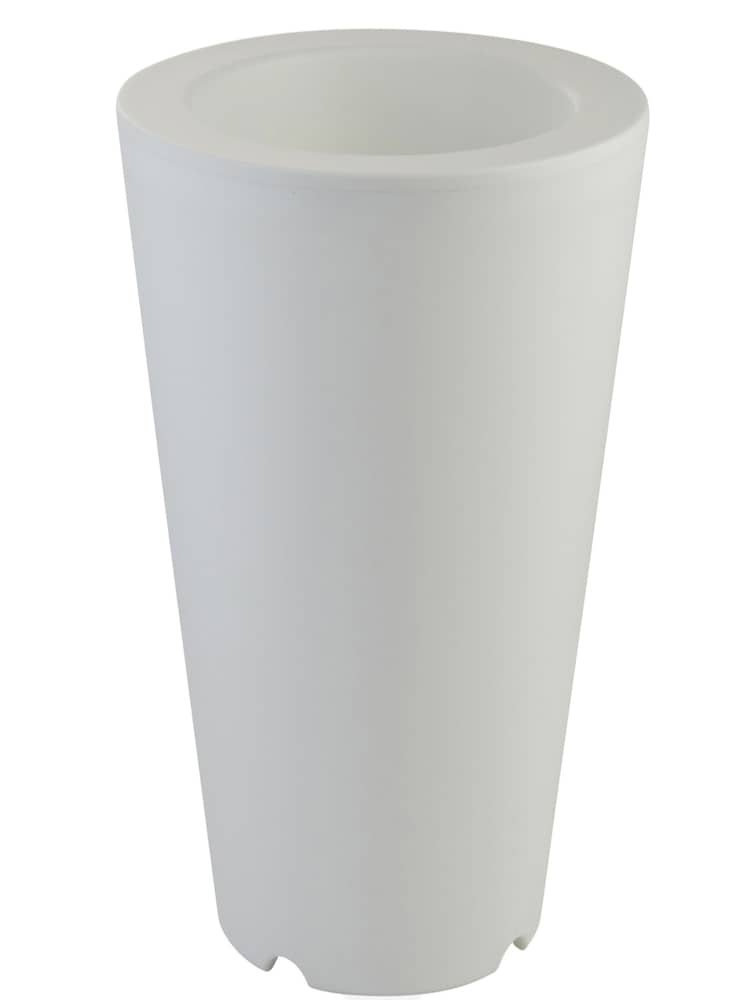 Searchlight White Peppermint Solar Outdoor Flower Pot - Image 2 of 3