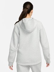 Nike Dark Grey Heather Sportswear Tech Fleece Windrunner Full-Zip Hoodie - Image 2 of 10