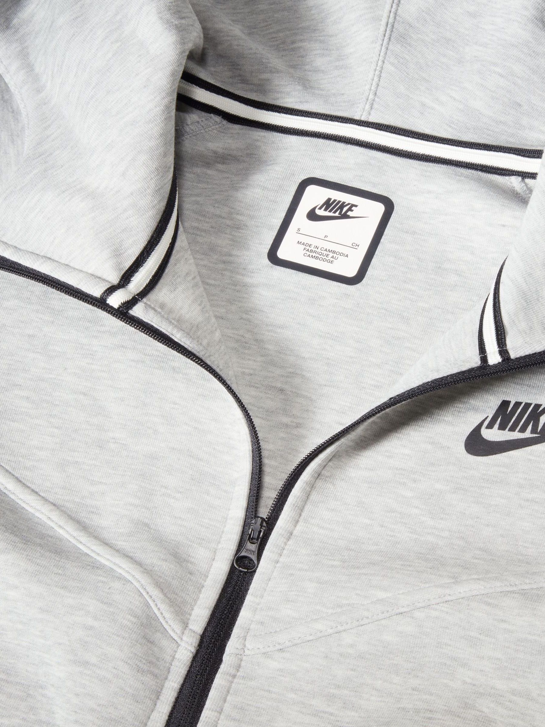Buy Nike Dark Grey Heather Sportswear Tech Fleece Windrunner Full Zip Hoodie from Next France