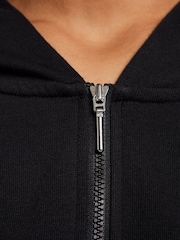 Nike Black Sportswear Chill Loose Full-Zip French Terry Hoodie - Image 5 of 10