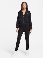 Nike Black Sportswear Chill Loose Full-Zip French Terry Hoodie - Image 8 of 10