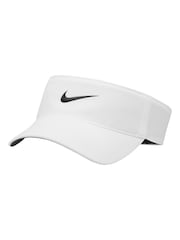 Bela - Nike Dri-FIT Ace Swoosh Visor kapa - Slika 1 iz 2