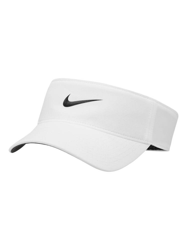 Bela - Nike Dri-FIT Ace Swoosh Visor kapa - Slika 1 iz 2