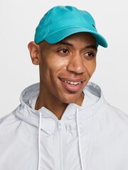 Nike Light Green Dri-FIT Club Unstructured Metal Swoosh Cap - Image 3 of 8