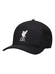 Nike Black Adults Liverpool FC Trucker Cap - Image 1 of 2