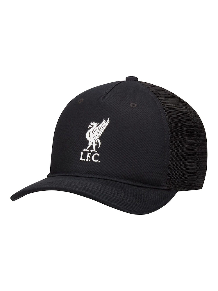 Nike Black Adults Liverpool FC Trucker Cap - Image 1 of 2
