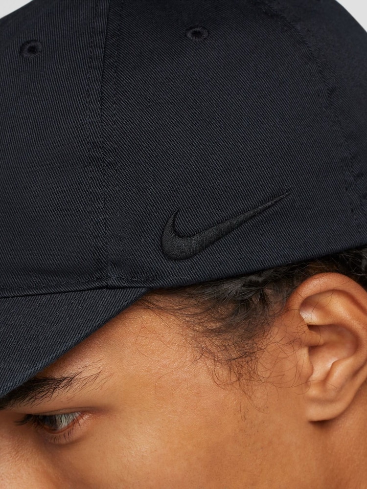 Nike Black Club Unstructured Flat Bill Cap - Image 4 of 8