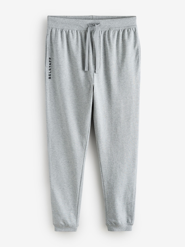 رمادي مموج - Belstaff Cotton Jersey Joggers - صورة 1 من 5 رمادي مموج - Belstaff Cotton Jersey Joggers - صورة 1 من 5