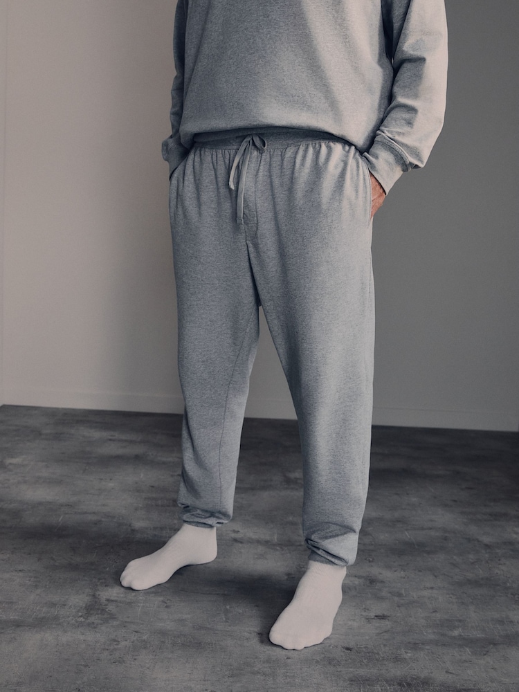 رمادي مموج - Belstaff Cotton Jersey Joggers - صورة 2 من 5 رمادي مموج - Belstaff Cotton Jersey Joggers - صورة 2 من 5