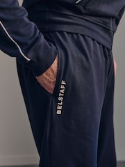 Marineblau - Belstaff Cotton Jersey Joggers - Bild 4 von 5