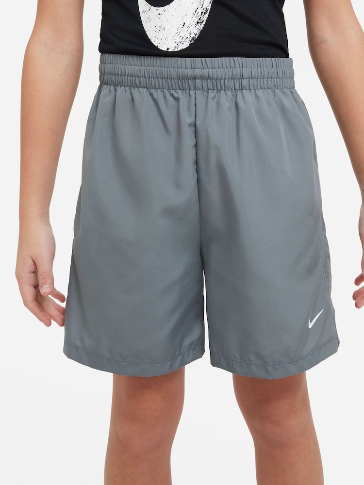 Nike Smoke Grey Multi Dri-FIT Training Shorts - Image 2 of 7