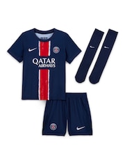 Nike Jr. PSG Home Stadium 3 Piece Football Kit - Image 11 of 13