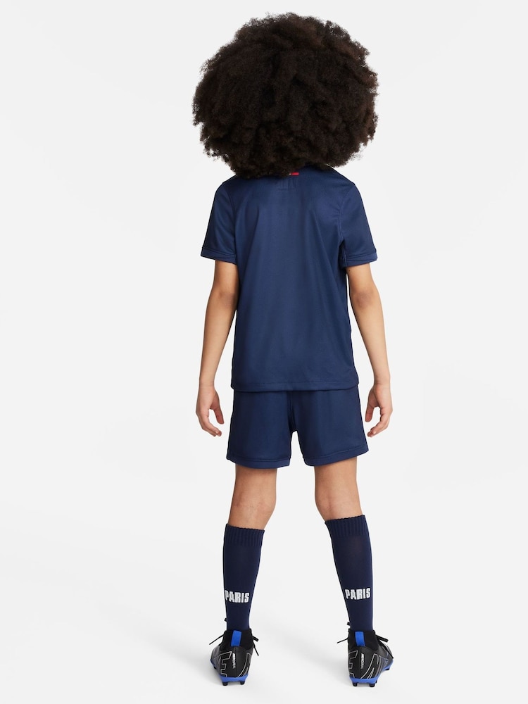 Nike Jr. PSG Home Stadium 3 Piece Football Kit - Image 2 of 13