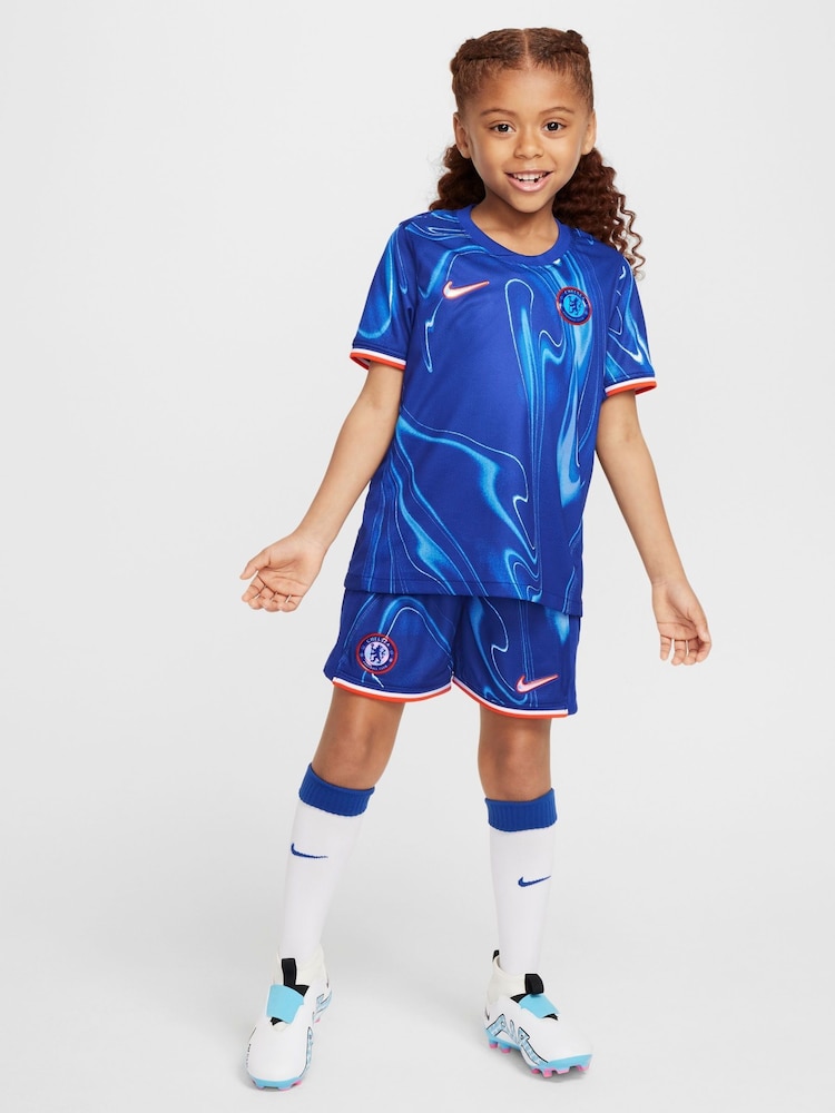 Nike Jr. Chelsea FC Home Stadium 3 Piece Football Kit - Изображение 1 из 13