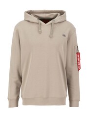 Alpha Industries Cream 100% Cotton Jet Stream Hoodie - Image 3 of 3
