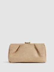 Reiss Madison Geflochtene Clutch Tasche - Bild 1 von 5