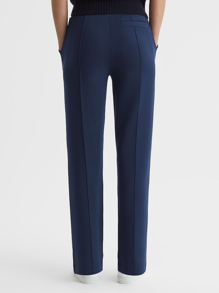 Marineblau - Reiss Jemma Jogginghose mit weitem Bein und Kordelzug - Bild 5 von 5
