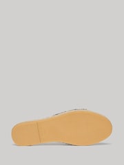 Superdry Black Canva Espadrille Overlay Sliders - Image 5 of 7