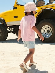 Pink Happy Vibes Short Sleeve T-Shirt (3mths-7yrs) - Image 3 of 7