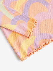 Peach Pink Rainbow Cotton Rich Long Sleeve Rib T-Shirt (3mths-7yrs) - Image 8 of 8