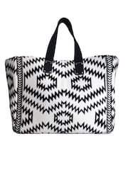Iconique Milos Cotton Maxi Beach Black Bag - Image 2 of 2