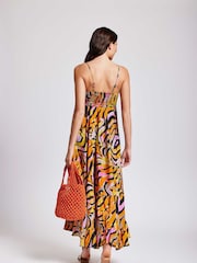 Iconique Animal  Multicolour Lidia Strappy Maxi Beach Dress - Image 3 of 3