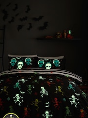 Bedlam Dancing Skeletons Glow in the Dark Duvet Cover Set - Изображение 2 из 5