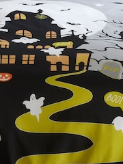 Bedlam Grey Haunted House Glow in the Dark Duvet Cover Set - Image 5 of 5