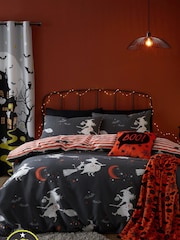 Bedlam Flying Witches Glow in the Dark Duvet Cover Set - Изображение 1 из 6