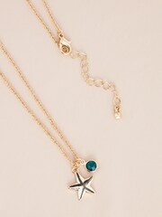 Gold Tone May Birthstone Necklace - Image 1 of 3