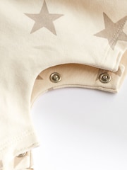 Neutral Star Baby Jersey 100% Cotton Dungarees and Bodysuit Set (0mths-2yrs) - Image 10 of 11