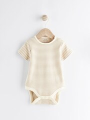 Neutral Star Baby Jersey 100% Cotton Dungarees and Bodysuit Set (0mths-2yrs) - Image 7 of 11