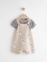 Black/White Character Baby Jersey Dungarees and Bodysuit Set (0mths-2yrs) - Image 1 of 8