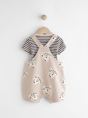 Black/White Character Baby Jersey Dungarees and Bodysuit Set (0mths-2yrs) - Image 2 of 8
