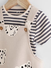 Black/White Character Baby Jersey Dungarees and Bodysuit Set (0mths-2yrs) - Image 4 of 8
