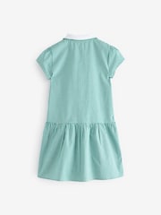 Grün - Schulkleid mit Reißverschluss vorne, Vichy-Karo und hohem Baumwollanteil (3–14 J.) - Bild 6 von 7