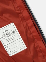 Joules Boys' Crofton Navy Blue Packable Padded Gilet - Image 5 of 6