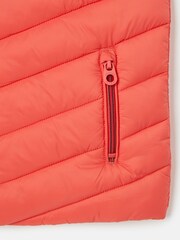 Joules Croft Pink Showerproof Padded Gilet - Image 4 of 6