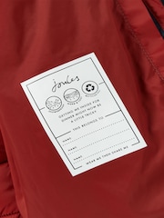 Joules Kids' Cairn Navy Blue Showerproof Padded Jacket - Image 5 of 6