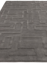 Asiatic Rugs Charcoal Maze Rug - Image 3 of 4