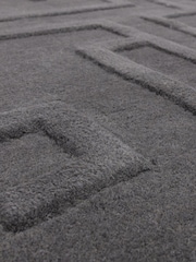 Asiatic Rugs Charcoal Maze Rug - Image 4 of 4